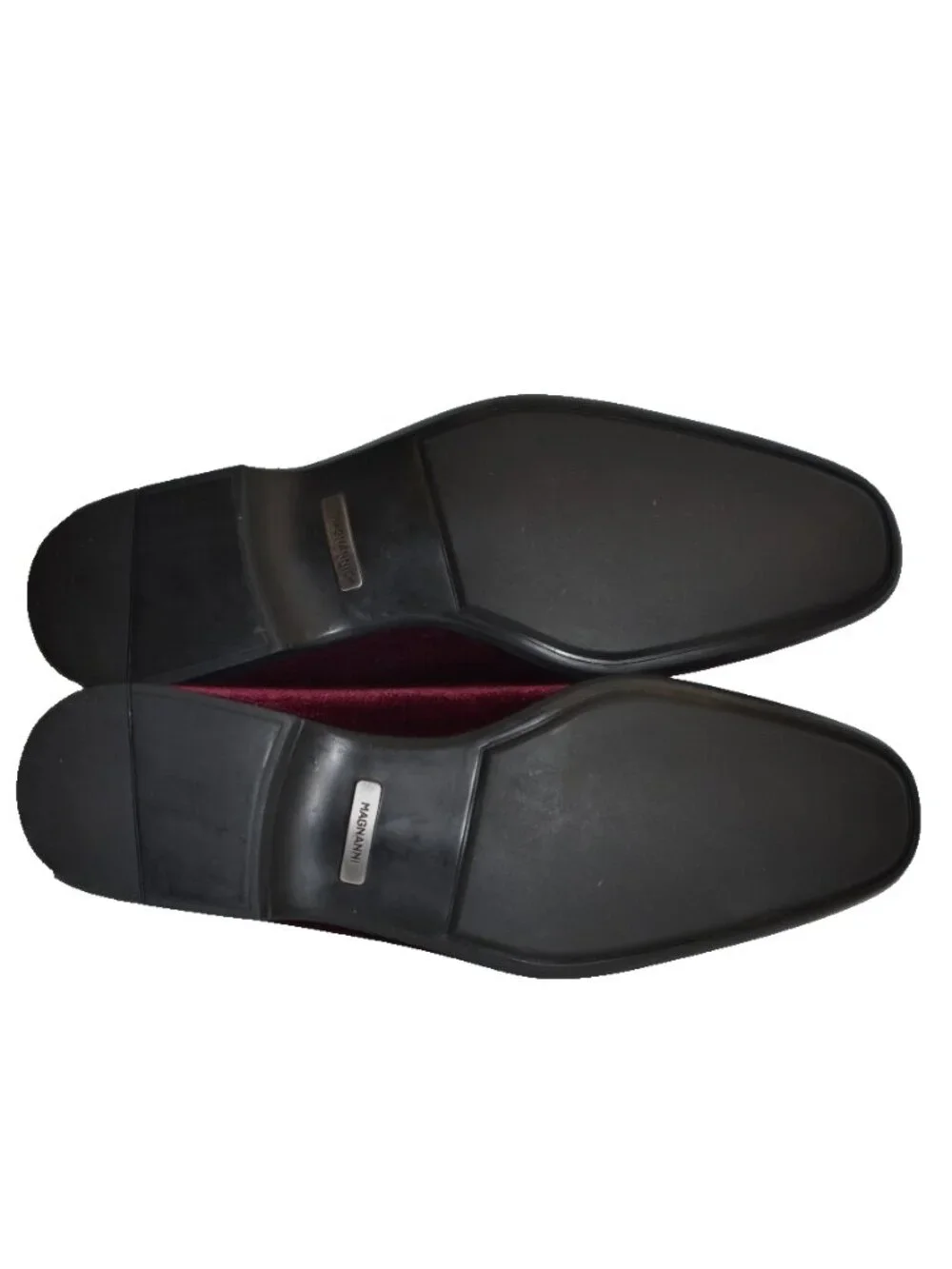 New! Magnanni Vale Velvet Penny Loafer Shoes Size 10 US Burgundy 23686 DD32 43